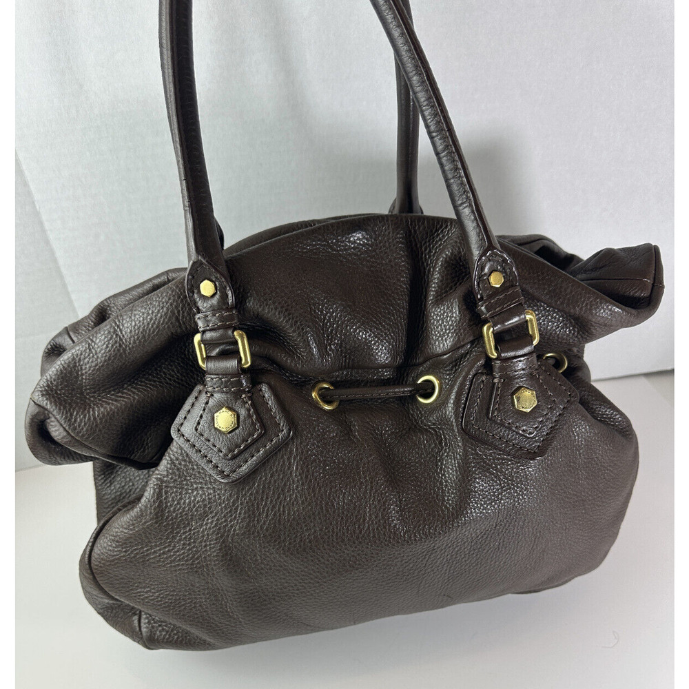 Marc by Marc Jacobs Classic Q Pebbled Leather Drawstring Satchel Bucket Bag - Picture 4 of 16